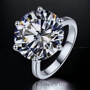 Certified 10ct. t.w. Diamond Brilliant Cut Solitaire Engagement Wedding Ring